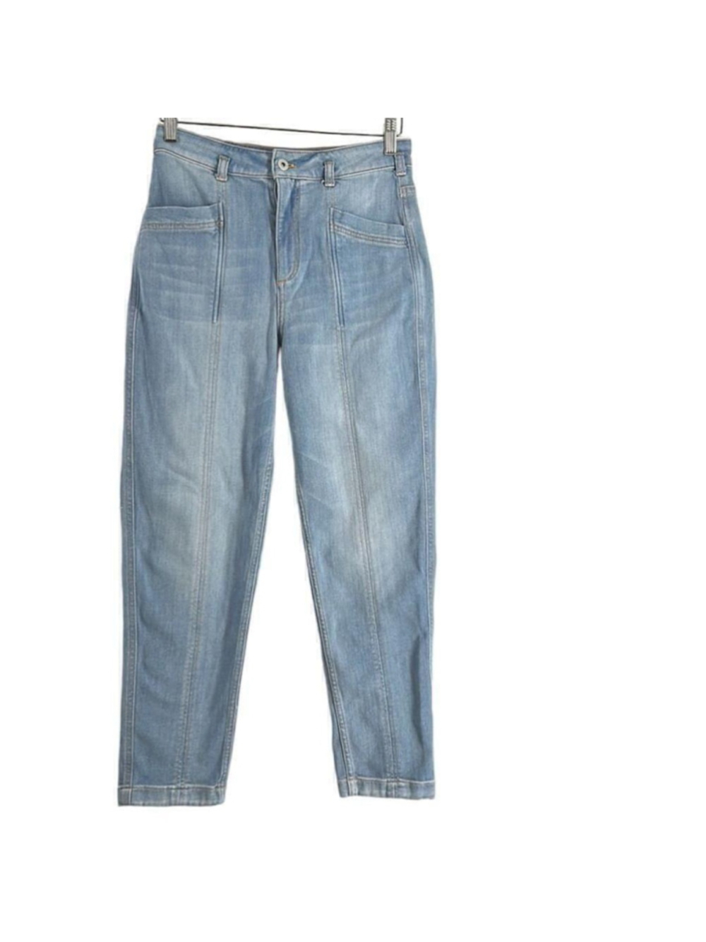 Anthropologie Pilcro jeans light denim front seam sz 26